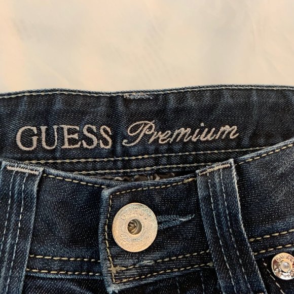 Guess Premium Daredevil Skinny Leg Stretch  Five Pocket Jeans Size 28 - Picture 10 of 16